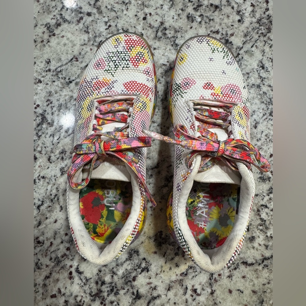 No Bull Floral Tennis Shoes